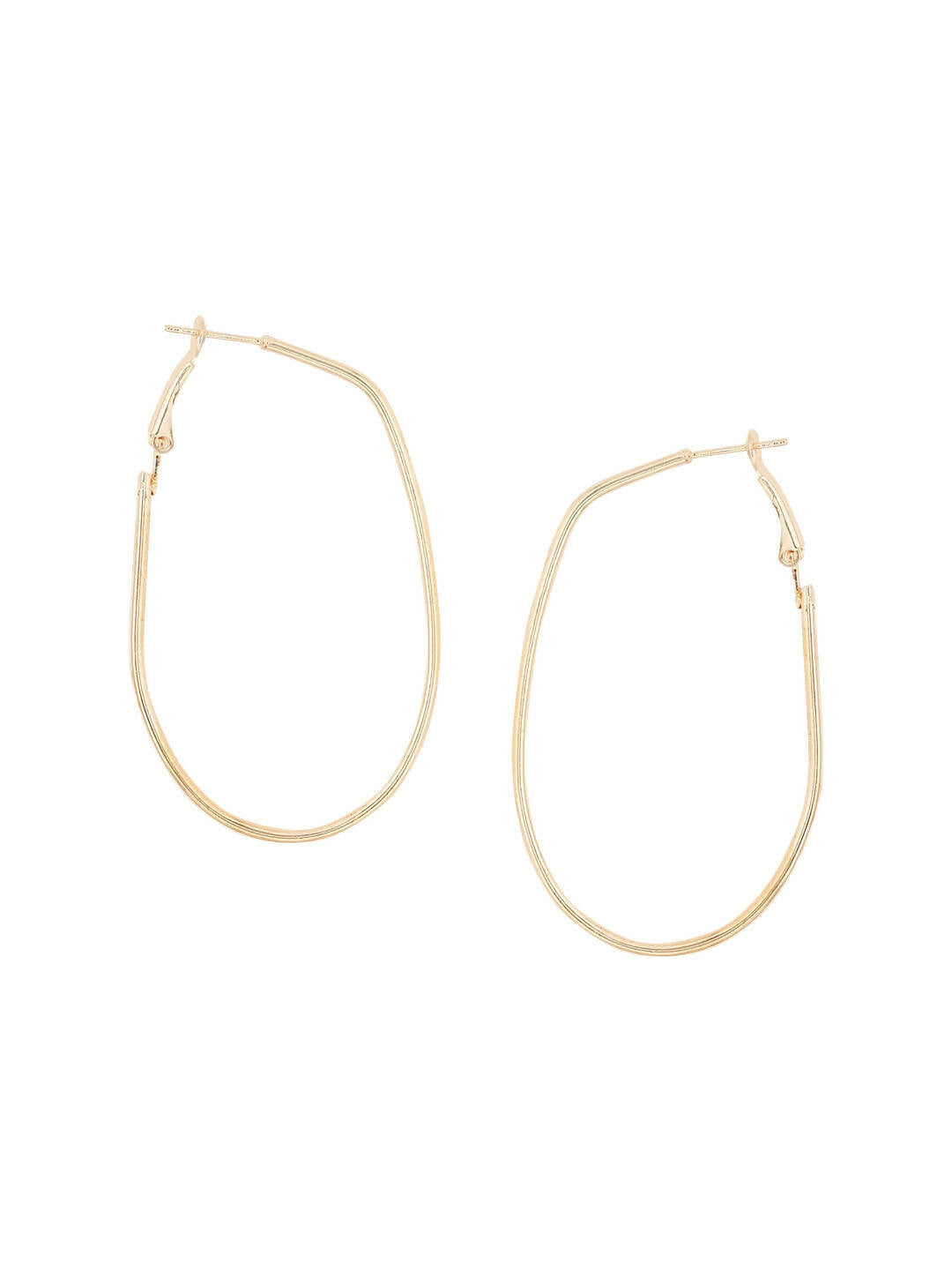 NVR Women Set of 2 Contemporary Hoop Earrings
