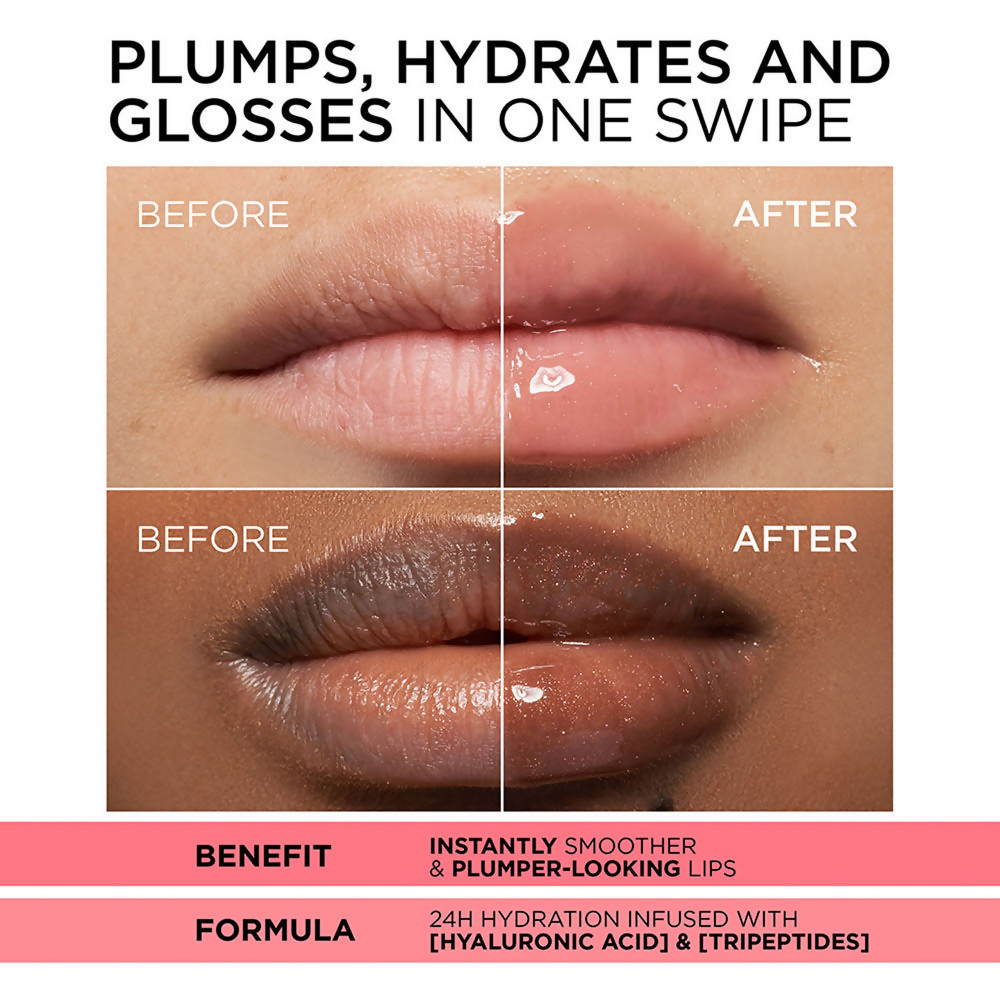 L'Oreal Paris Plump Ambition Hyaluron Lip Oil - 601 Worth It