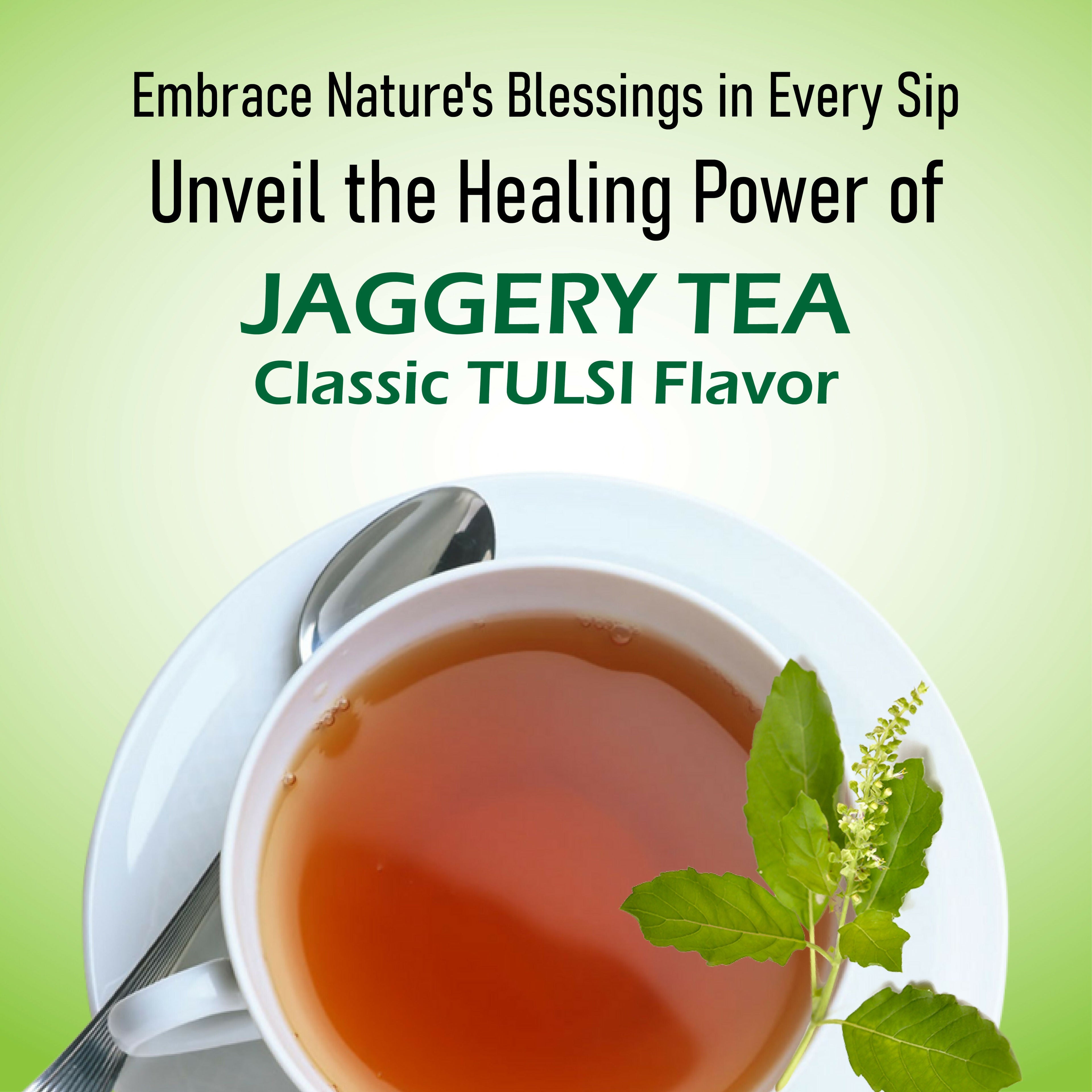 Naivedyam Classic Tulsi Flavour Jaggery Tea