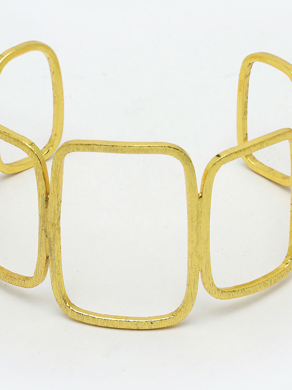 NVR Women Gold-Polished Western Cuff Bracelet