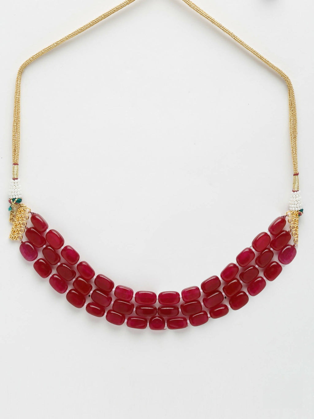 Maroon Choker - Ruby Raang
