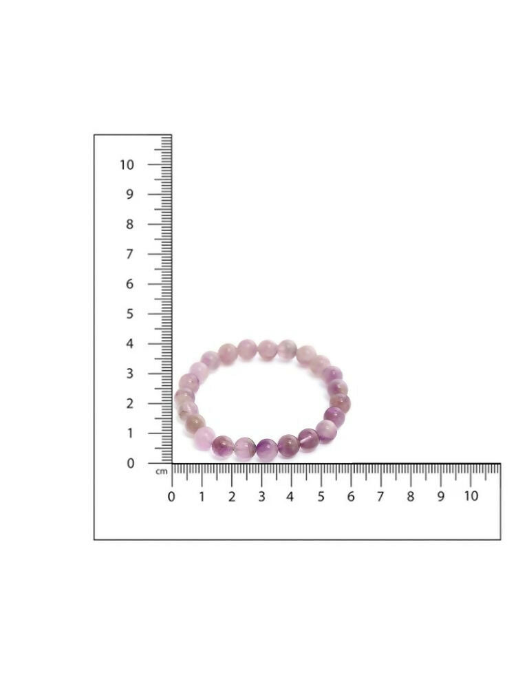 Purple Amethyst Beads Crystal Bracelet - Ruby Raang