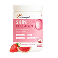 DR. Morepen Skin Collagen Powder with Glutathione, Hyaluronic Acid, Resveratrol &amp; Biotin Strawberry Watermelon Flavour