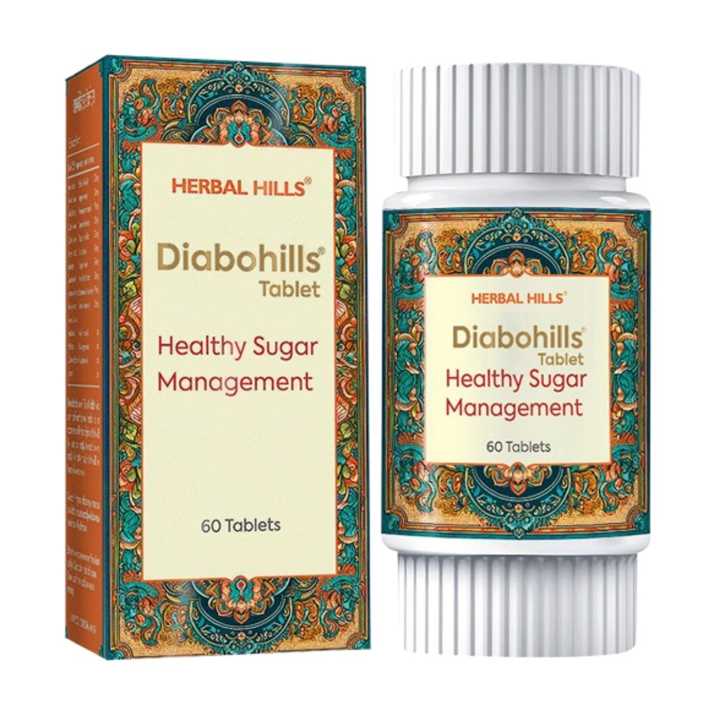 Herbal Hills Diabohills Healthy Sugar Management Tablets