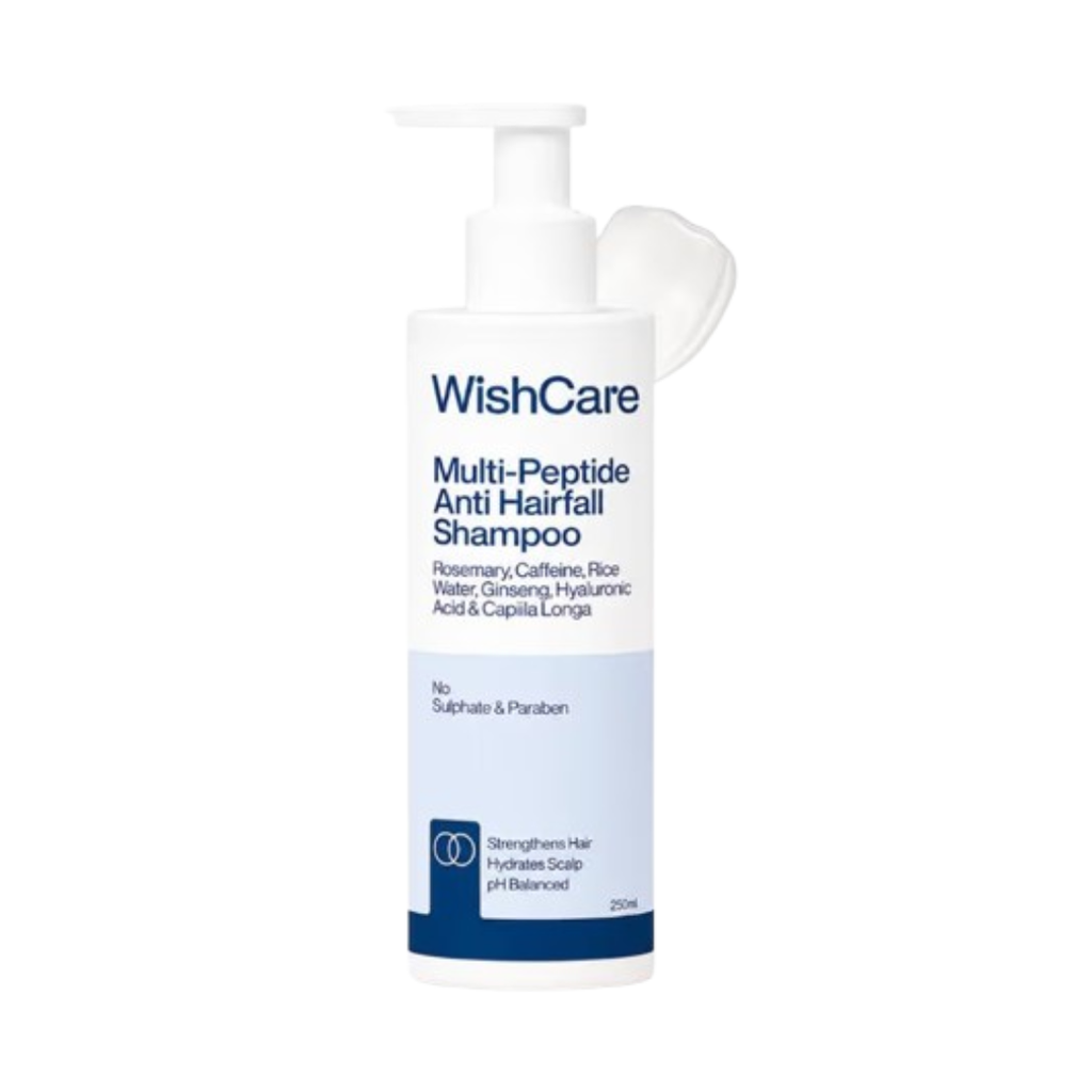 Wishcare Hair Growth Serum Concentrate + Multi Peptide Anti Hairfall Shampoo Combo