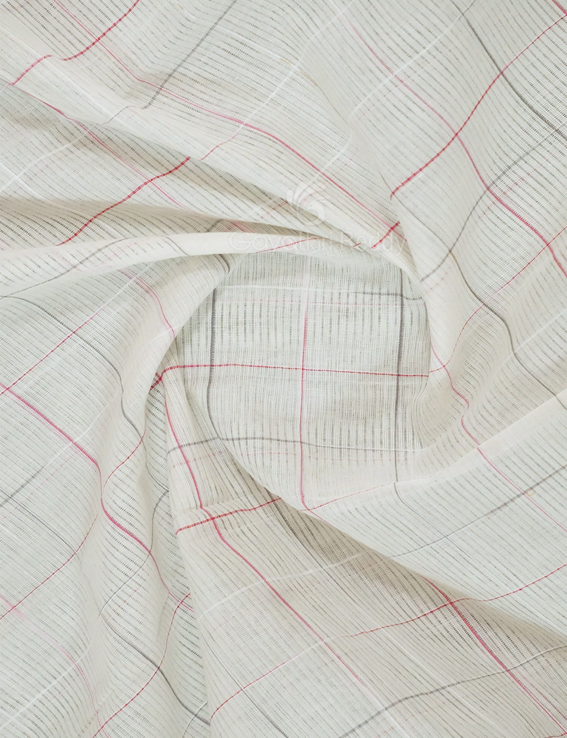Dual Shade of Milk White And Light Brown Pure Mangalgiri Cotton By Gayathri Reddy Designer Studio