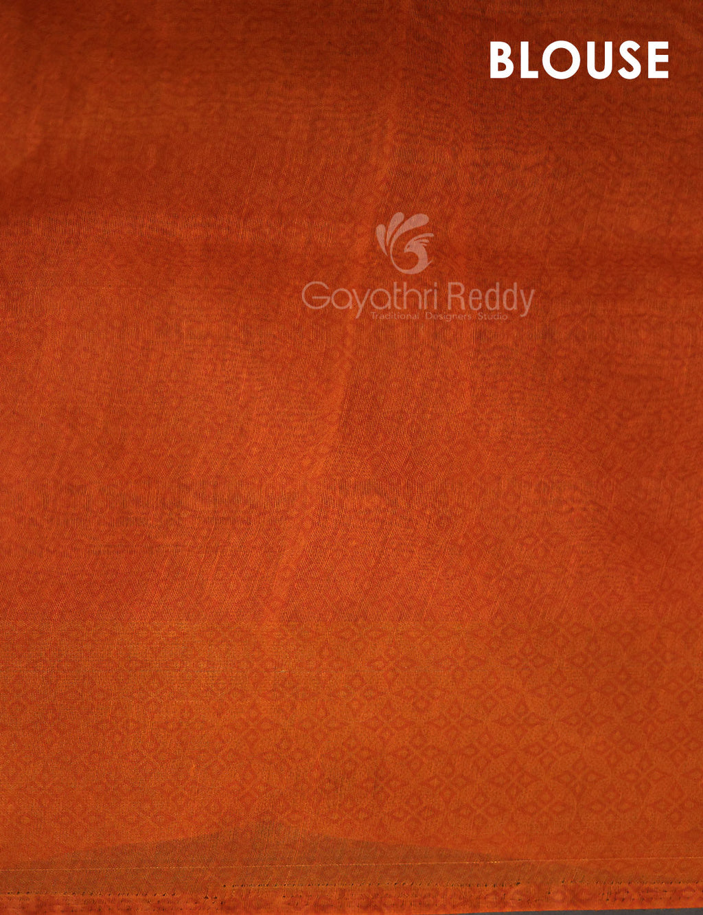 Shades of Dark Green And Orange Colour Patola Print Semi Chanderi Saree By Gayathri Reddy Designer Studio