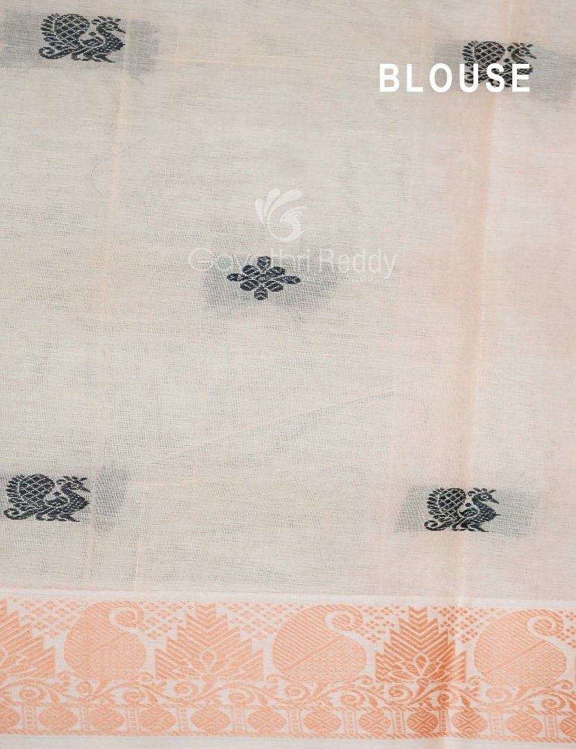 Kalanetha Shades of Baby Pink Pure Kanchi Cotton Saree With Kanchi Traditional Border By Gayathri Reddy Designer Studio