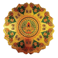 Stickerbazaar Micro Golden Embossing Rangoli Stickers
