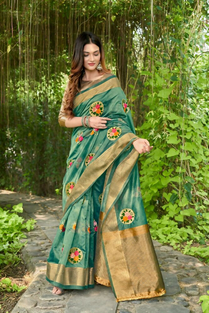 Vamsee Nikita Rama Cotton  Saree