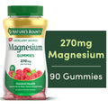 Nature's Bounty® Magnesium 270 mg Gummies – Raspberry Flavor