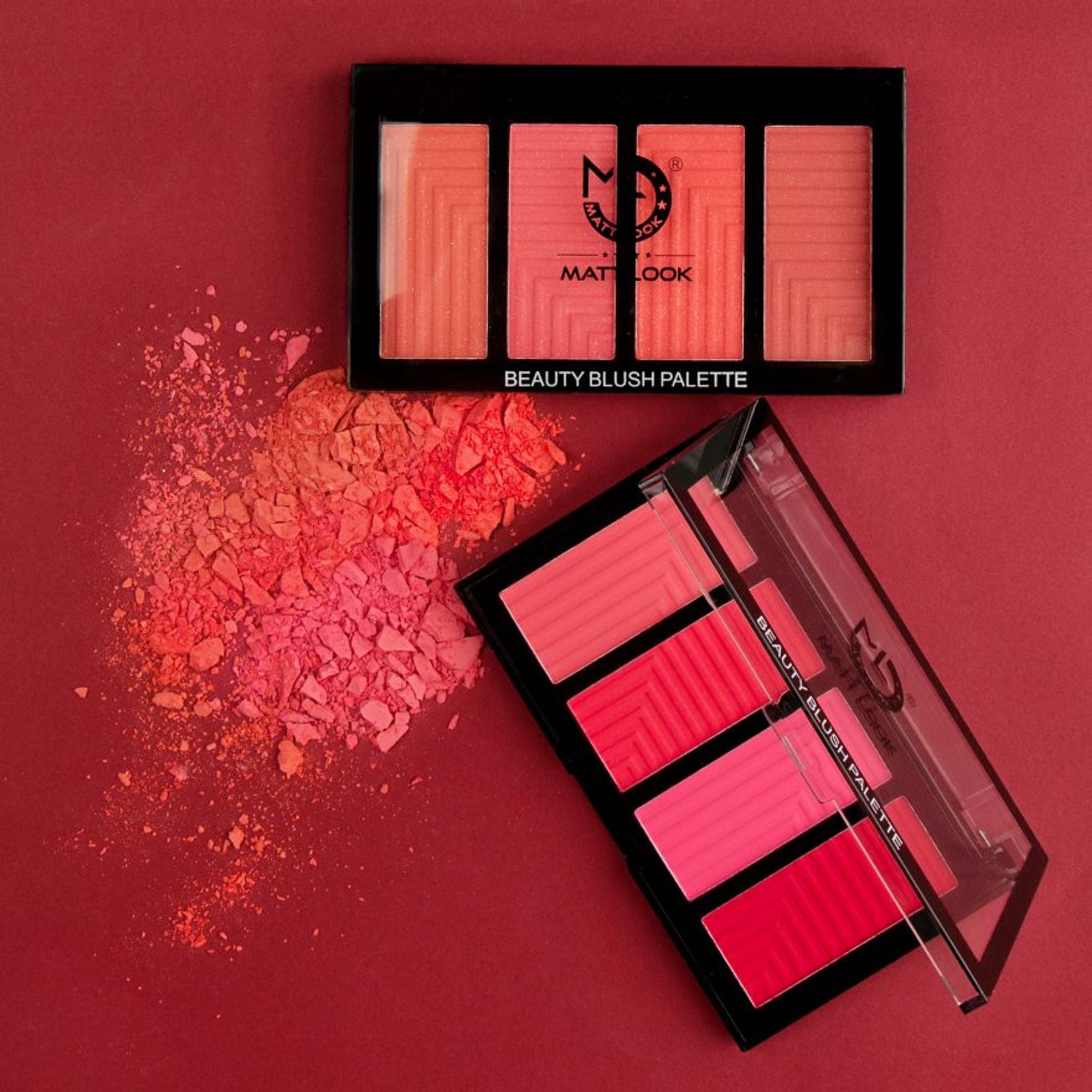 Matt Look Beauty Blush Palette - 01