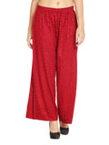 PAVONINE Maroon Color Full Chikankari Rayon Fabric Sharara For Women