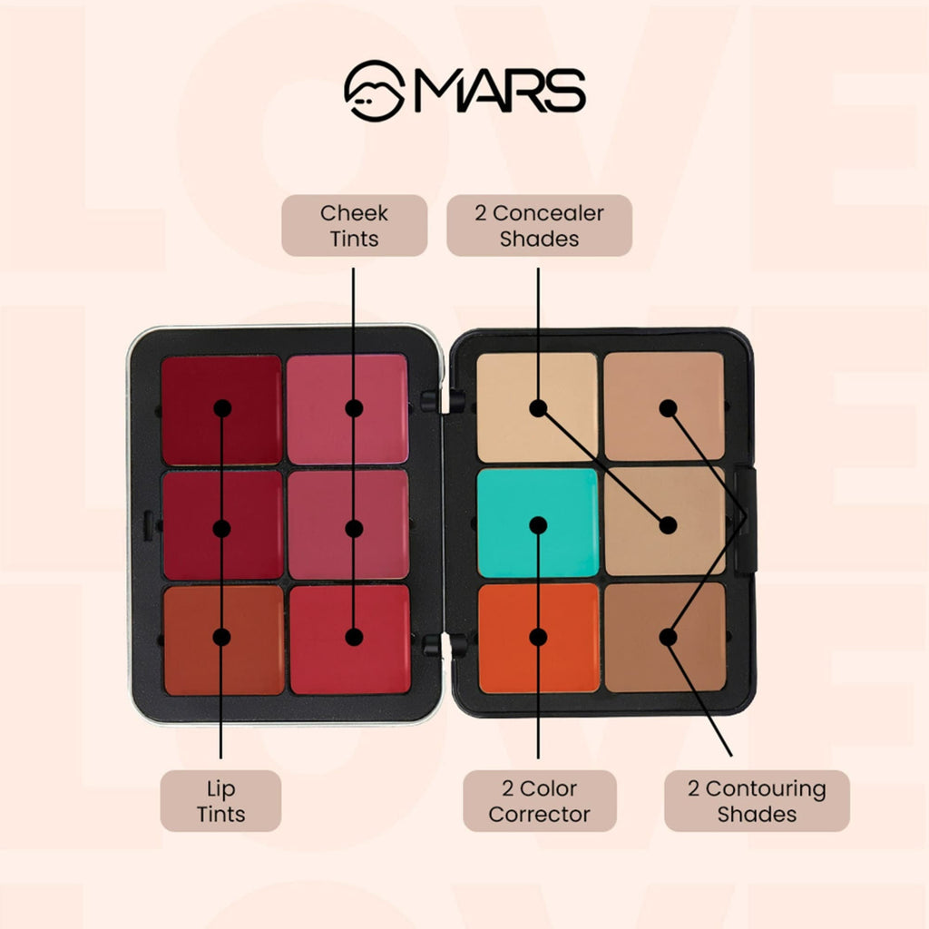 MARS Cosmetics Cover Rangers Concealer Palette - 3