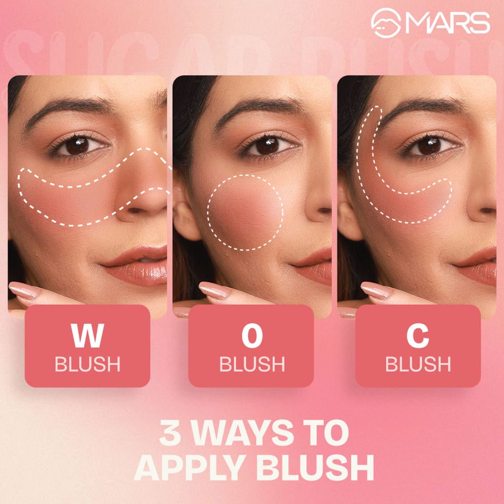 MARS Cosmetics Sugar Rush Liquid Blush - 04-Rose Slush