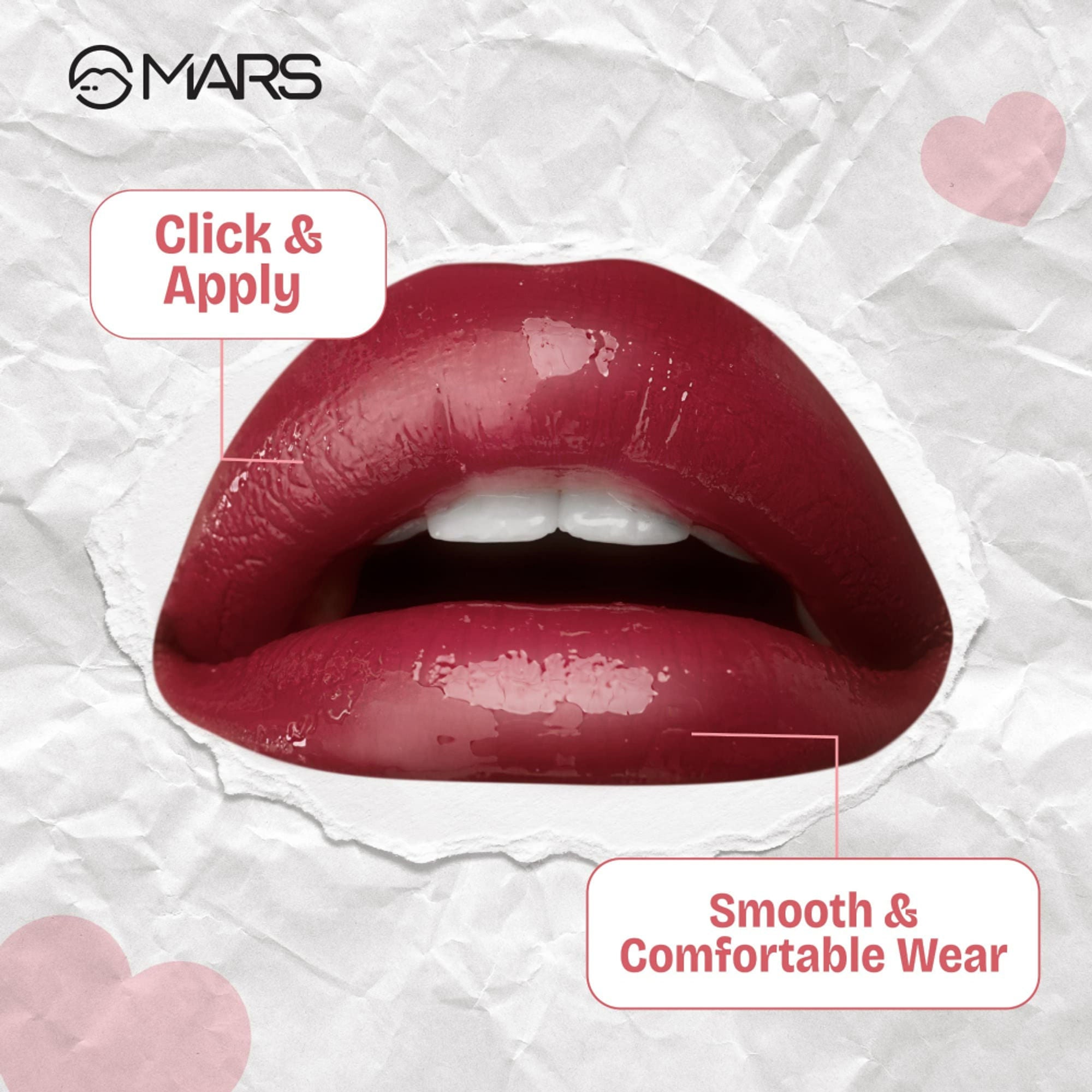MARS Cosmetics Click Stix Gloss Lip Balm - 07-glazed Peach