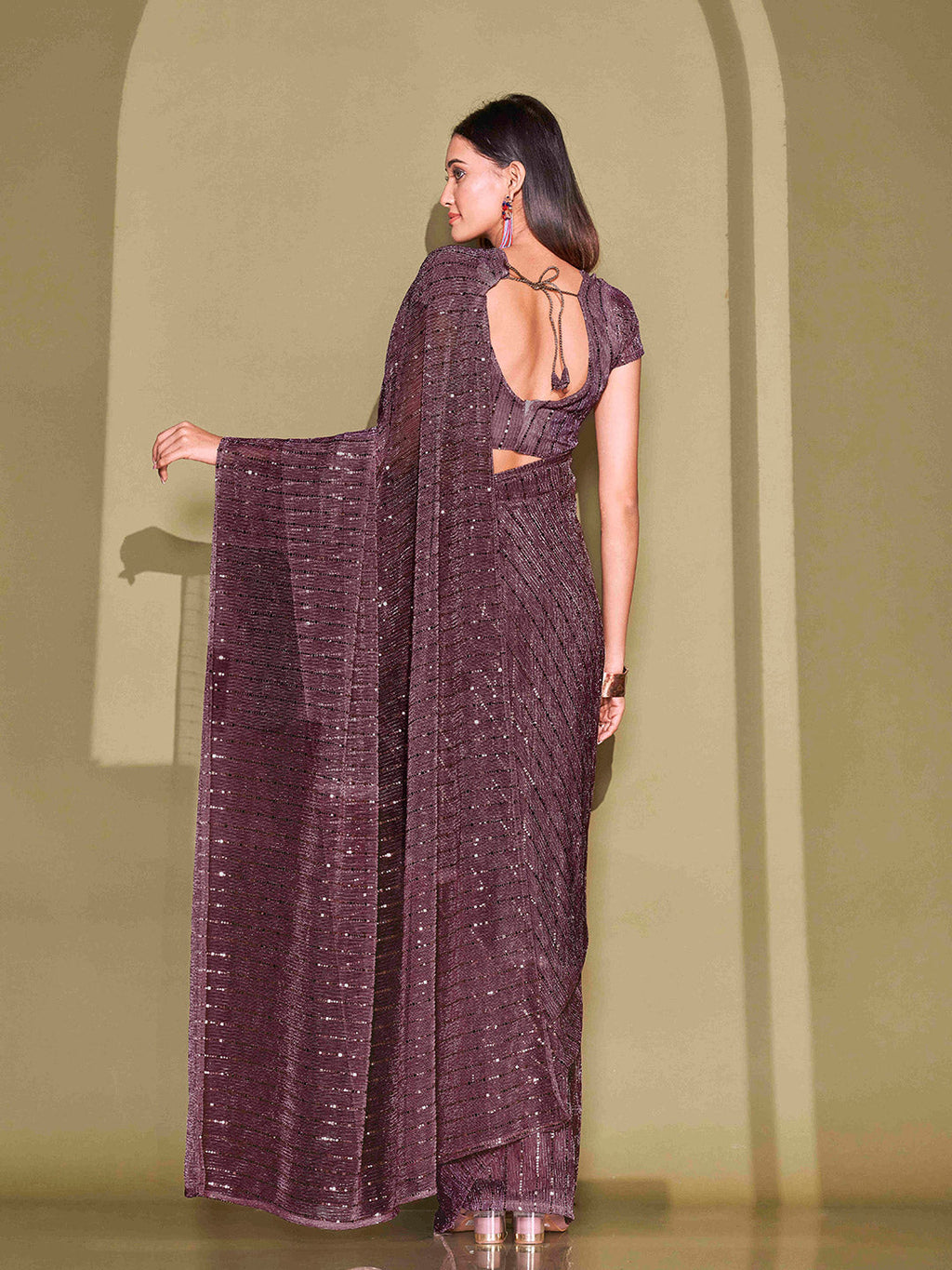 Tikhi Imli Sequinned Embellished Saree