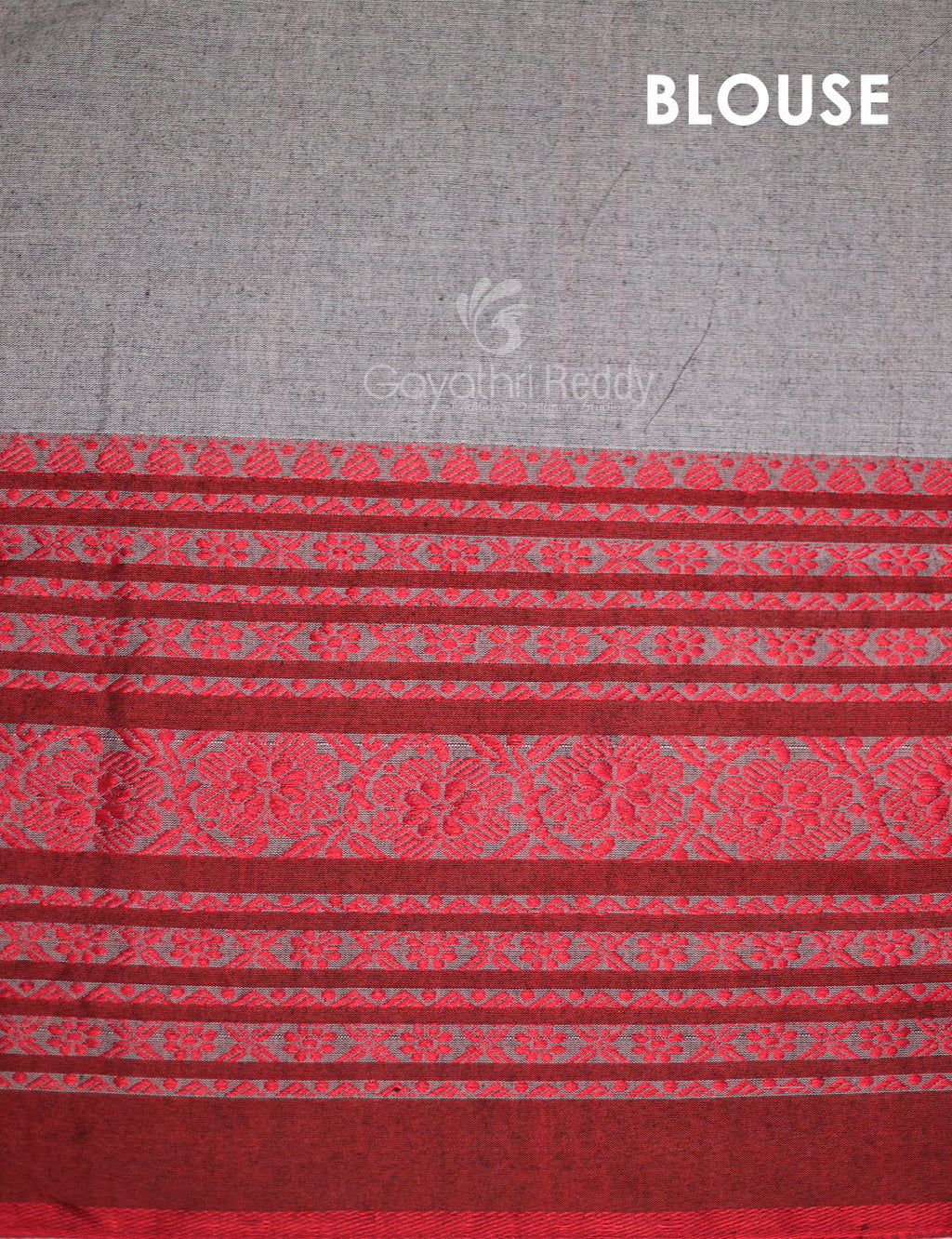Green Colored Contrast Thread Pure Khadi Cotton Saree By Gayathri Reddy Designer Studio