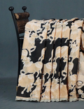 Black And Beige Combo Colour Pichwai Print Crocia Mulmul Cotton Saree By Gayathri Reddy Designer Studio