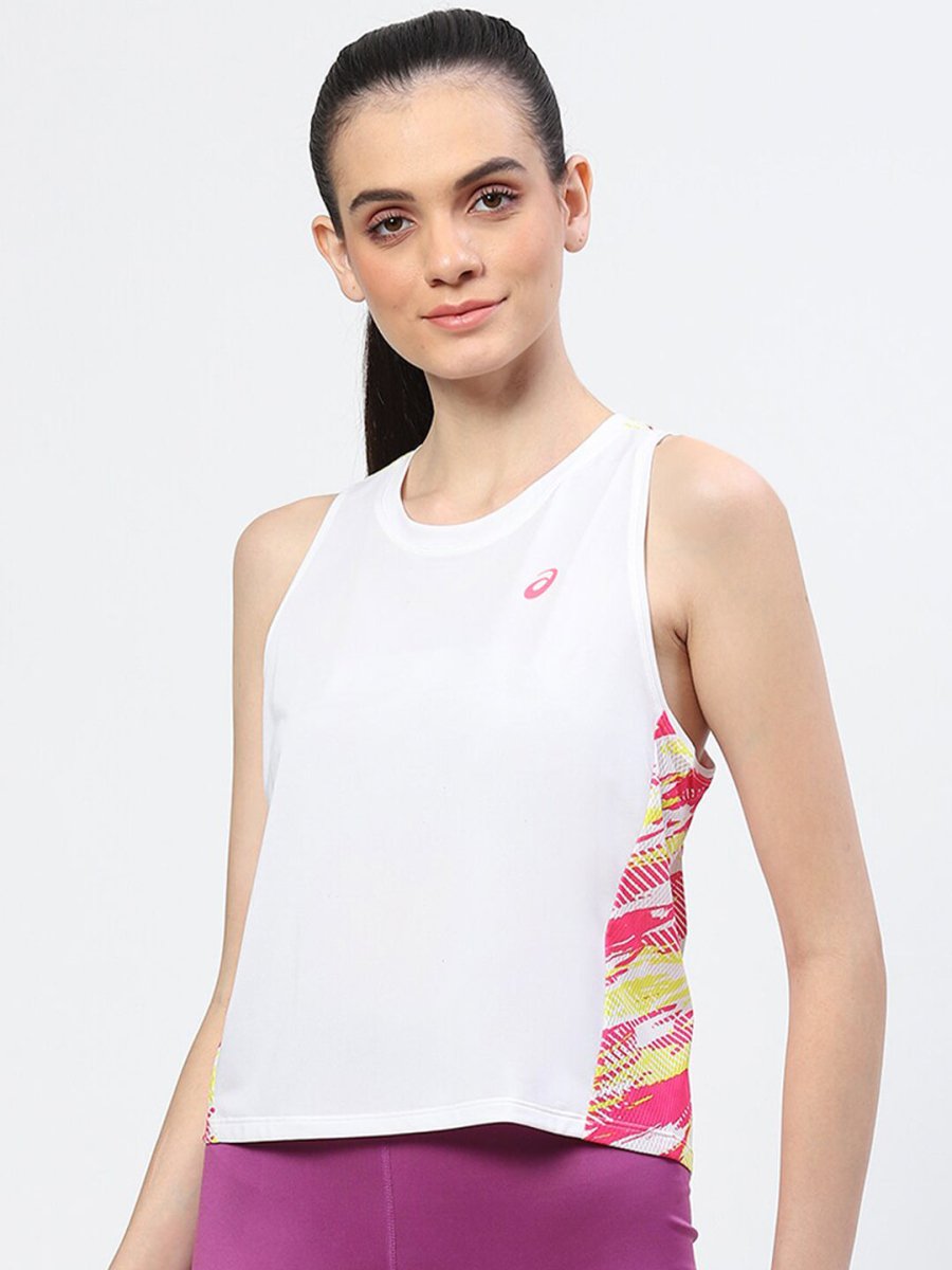 ASICS Women Color Injection Logo Printed T-Shirt