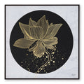 Tehzeeb Creations Golden Embossed Wall Painting
