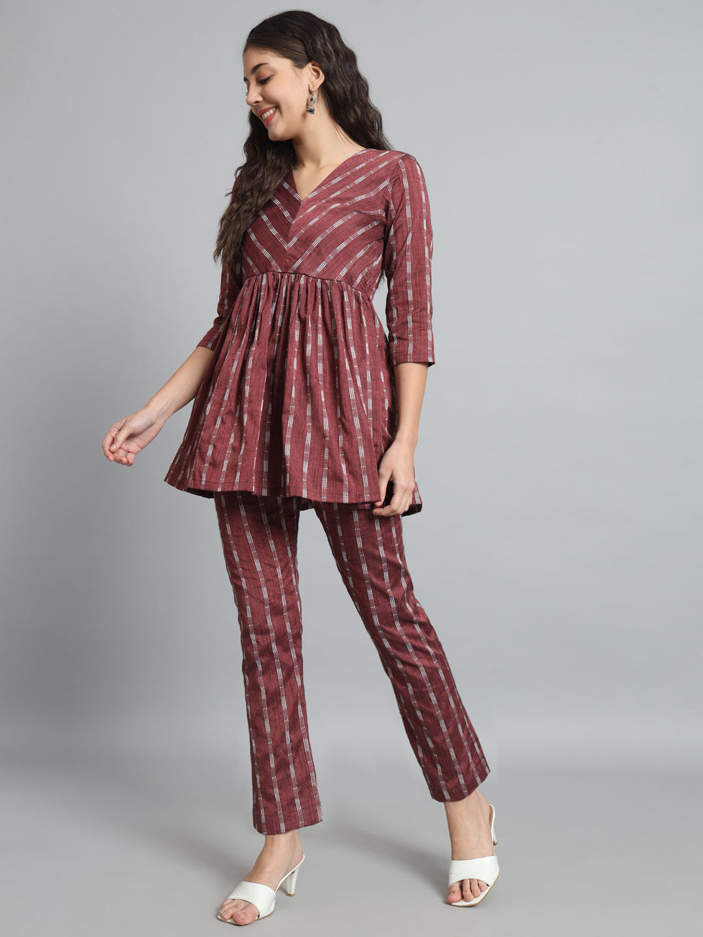 Fab Fashion Dark Purple Co-Ord set