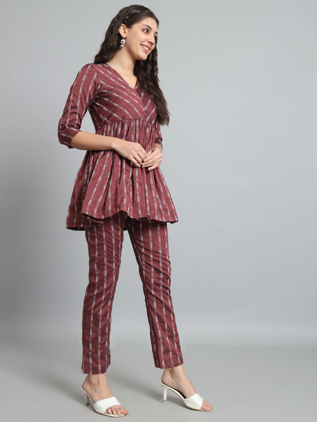 Fab Fashion Dark Purple Co-Ord set