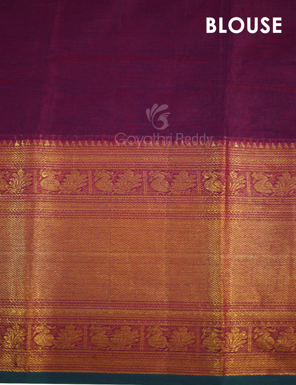 Kalanetha Jamuni With Zari Kanchi Style Pure Narayanpet Cotton Saree By Gayathri Reddy Designer Studio