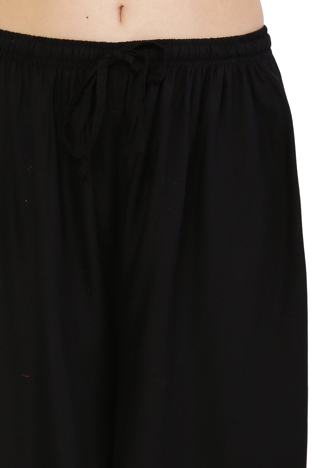 PAVONINE Black Color Mirror Embroidery Work Gharara