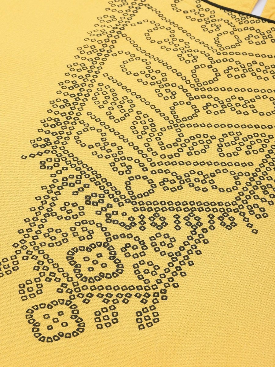 All About You Women Yellow Printed Kurta with Trousers & With Dupatta