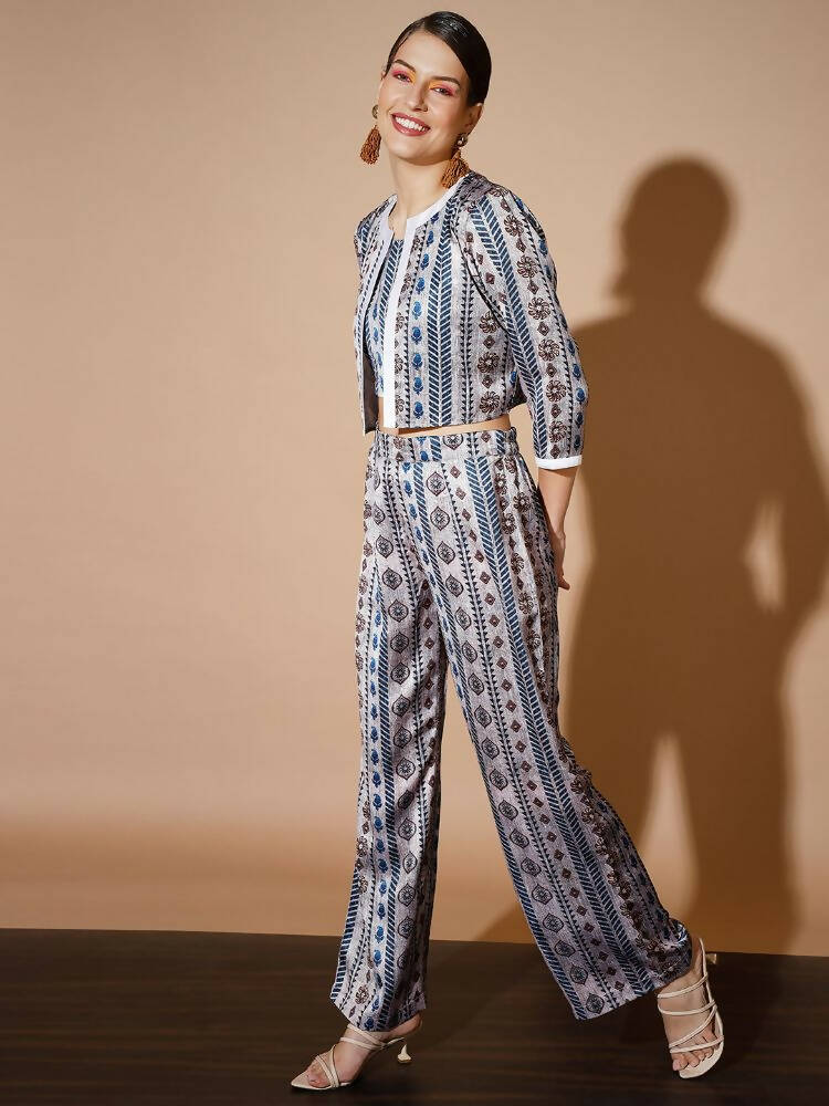 Myshka Multi Printed Co-Ords For Women