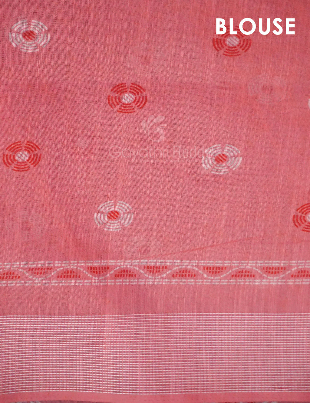 Shades of Light Peach Colour Floral Print Semi Chanderi Saree By Gayathri Reddy Designer Studio