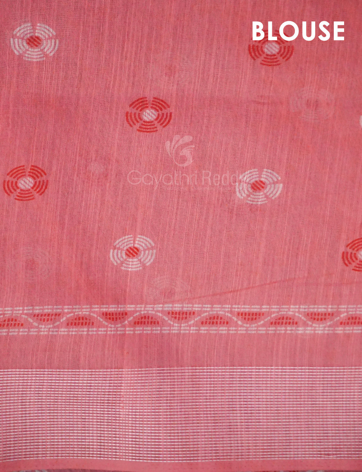 Shades of Light Peach Colour Floral Print Semi Chanderi Saree By Gayathri Reddy Designer Studio