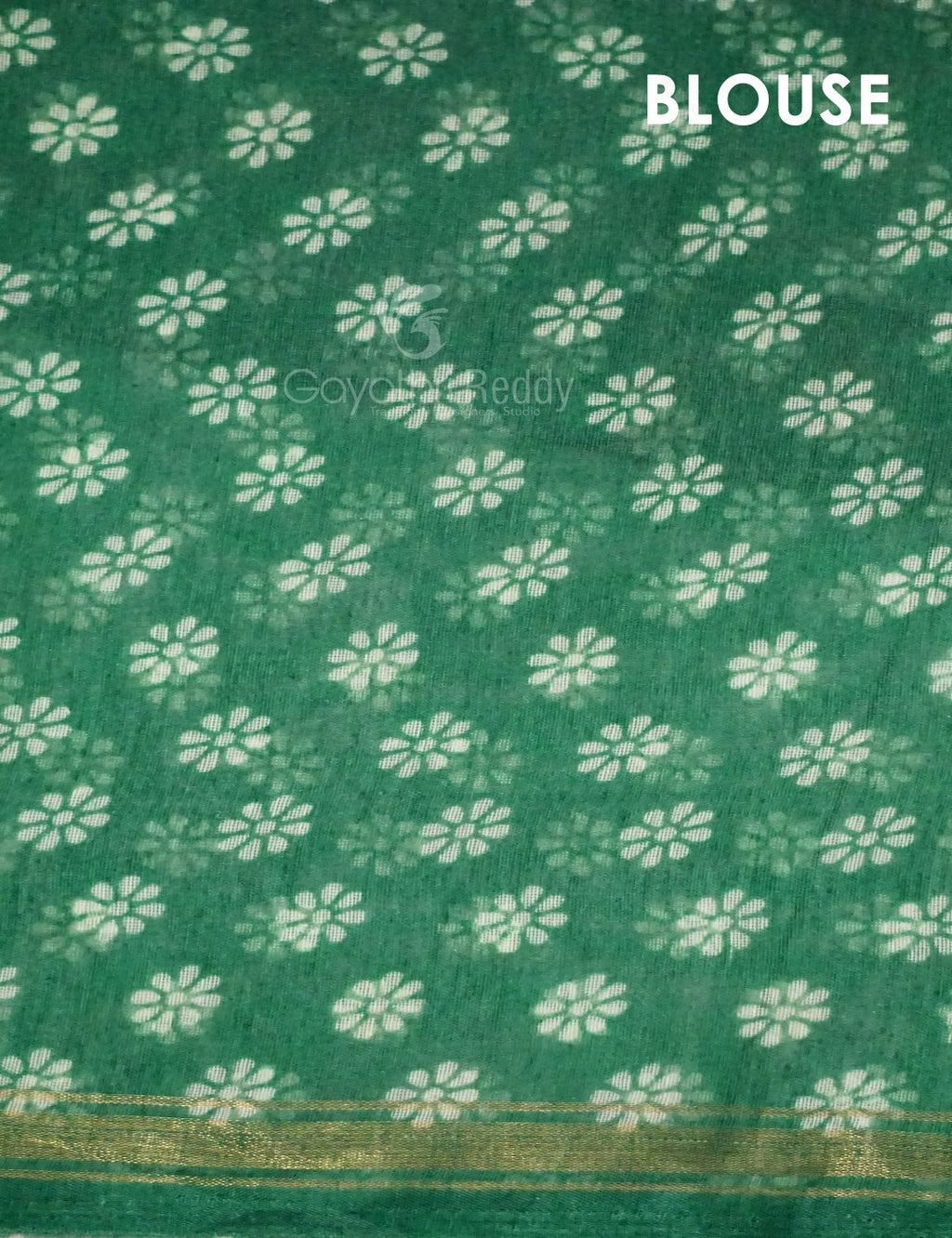 Shades of Off White And Mango Green Colour Patan Patola Semi Chanderi Saree By Gayathri Reddy Designer Studio