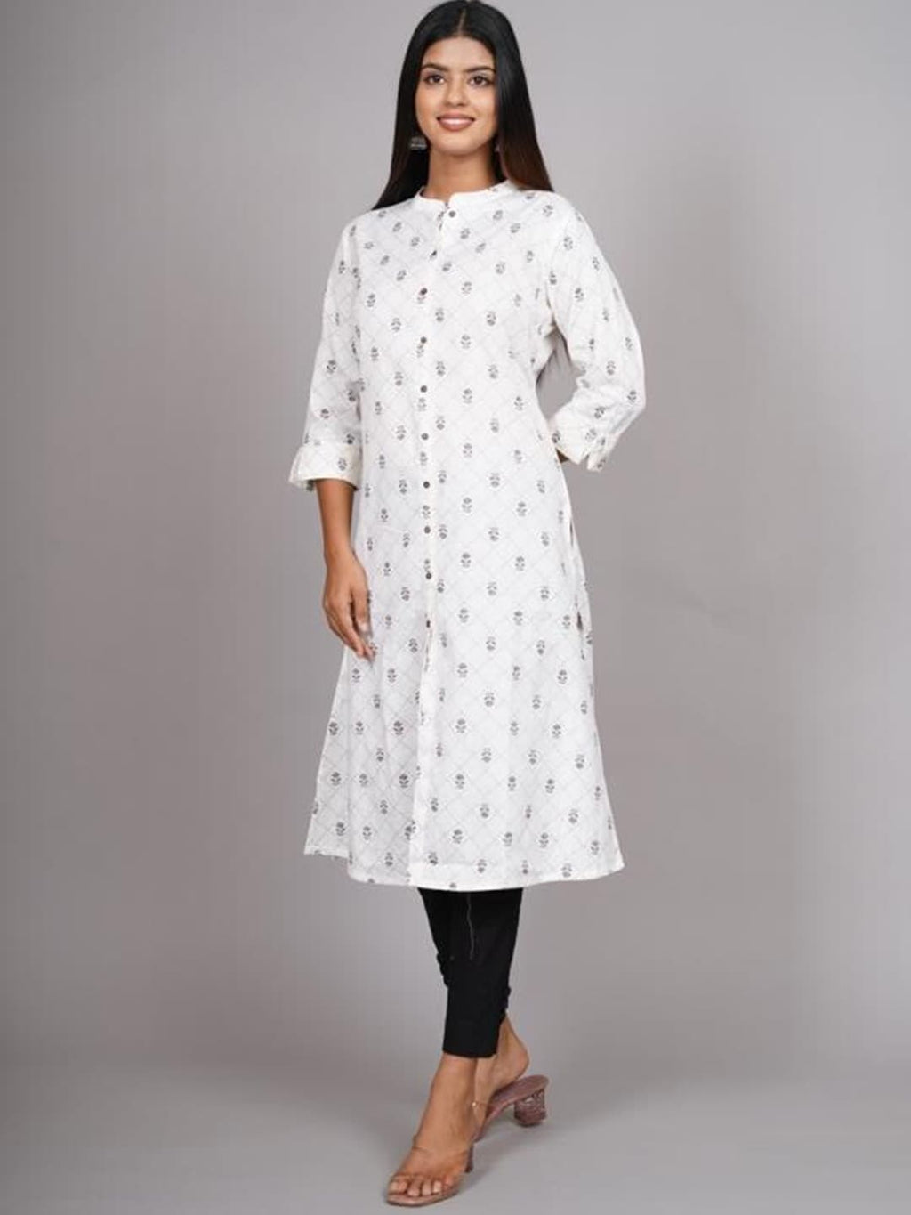 HERE&NOW Geometric Printed Kurta