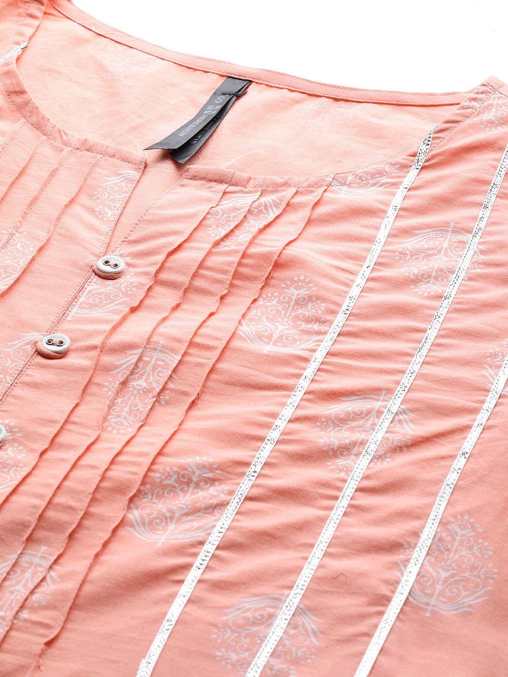 HERE&NOW Ethnic Motifs Printed A-Line Kurta