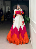 Lorenvalley Pure Rayon Plain Stitched With Canvas And Full Inner Lehenga Choli