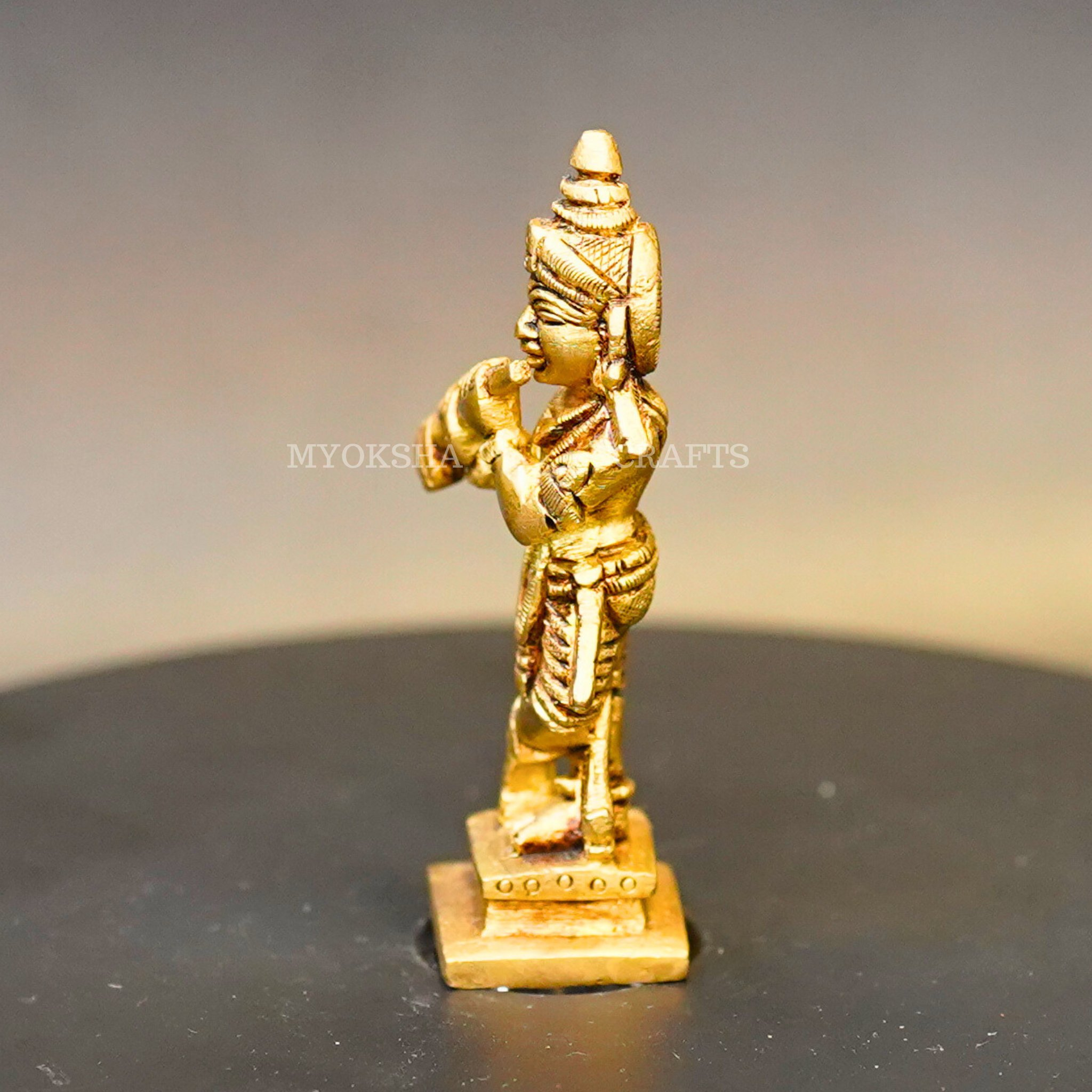 Brass Krishna Idol