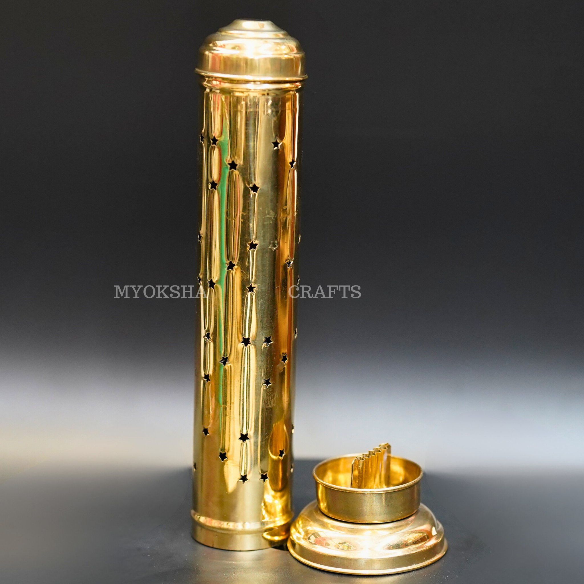 Brass Agarbatti Holder