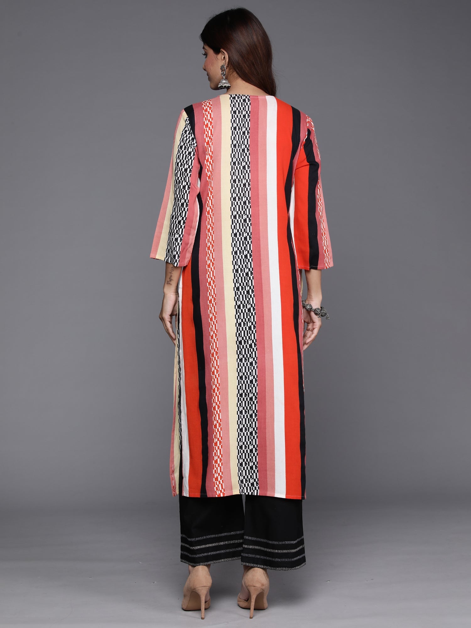 Indo Era Multi Printed Straight Kurta