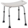 Nova Bath Seat With Back And Arms - White
