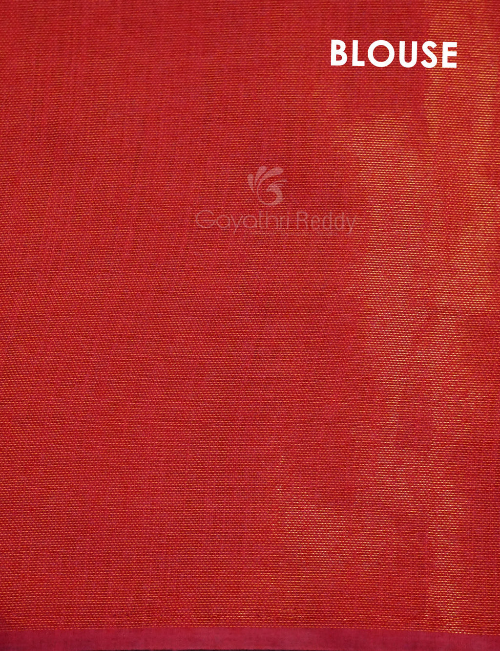 Sea Blue Colour With Tomato Red Blouse Cotton Brasso Saree By Gayathri Reddy Designer Studio