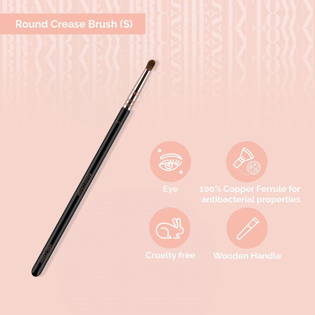 Miss Claire M13 - Round Crease Brush (S) - Rose Gold