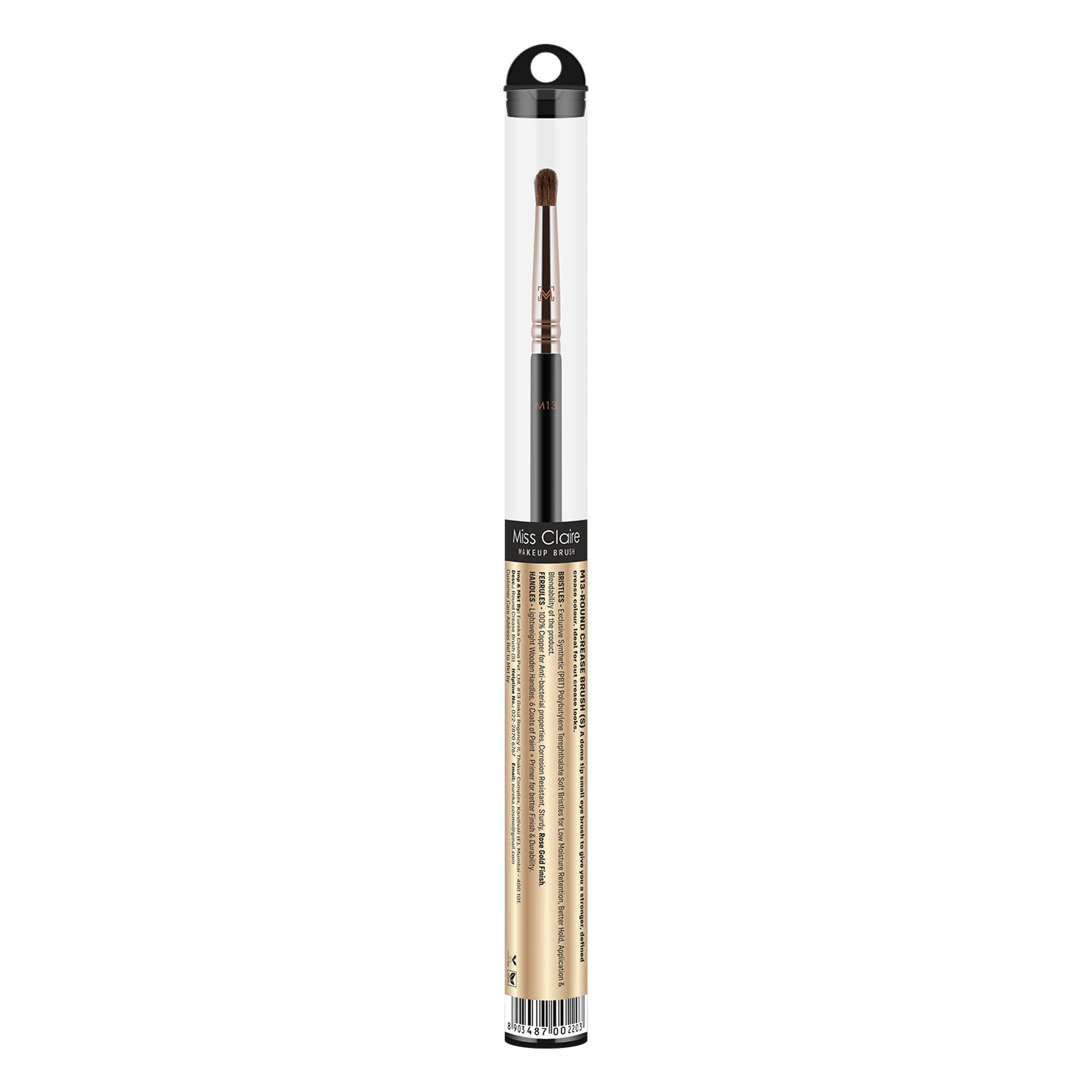 Miss Claire M13 - Round Crease Brush (S) - Rose Gold