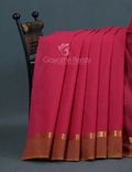 Dual Shades of Pinkish Pure Mangalgiri Cotton By Gayathri Reddy Designer Studio