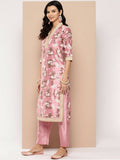 Ahalyaa Women's Traditional wear Kurta Set - Pink