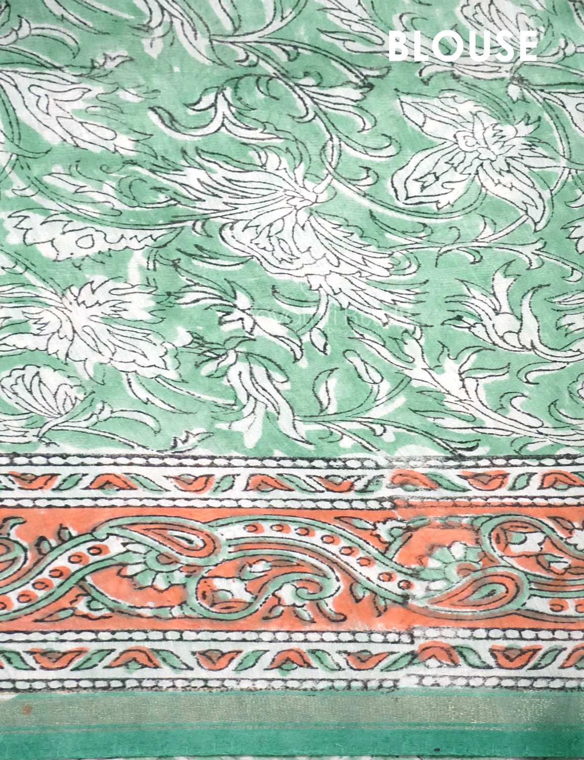 Dazzling Sea Green Colour With Lotus Buttes Pure Chanderi Sico Saree By Gayathri Reddy Designer Studio
