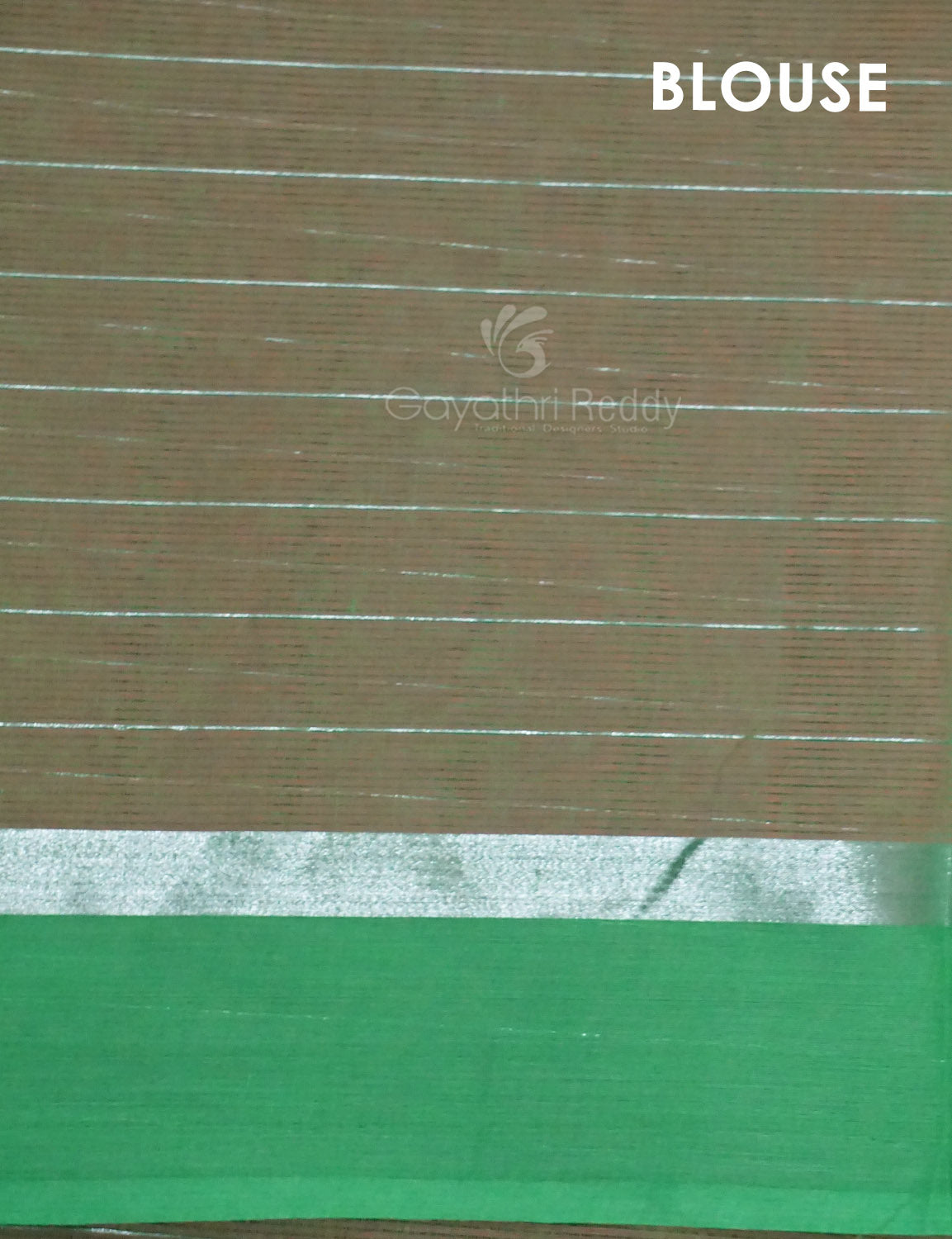 Dual Shade of Tomato Peach And Aqua Green Pure Mangalgiri Cotton By Gayathri Reddy Designer Studio