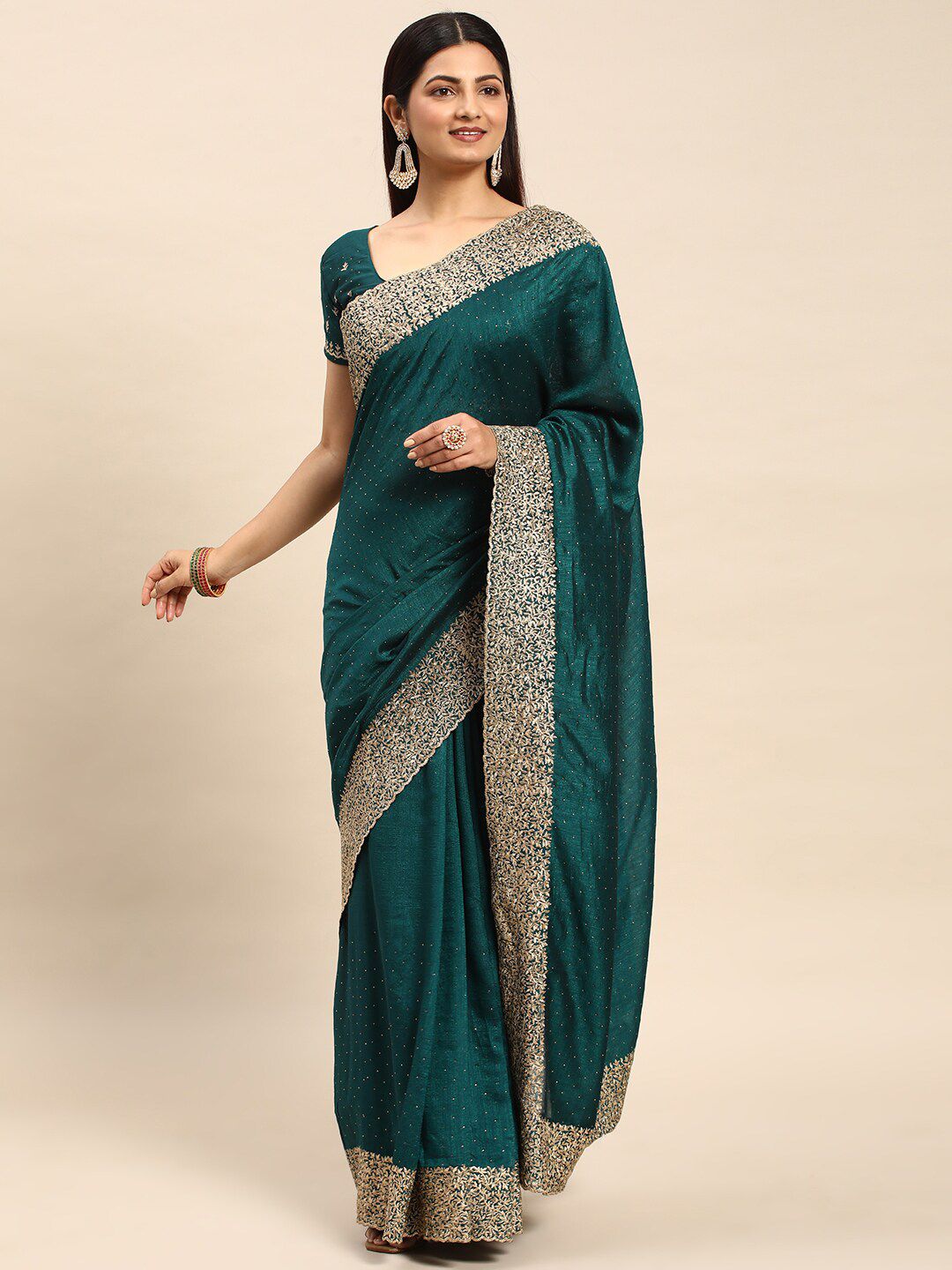 kasee Embellished Zari Saree
