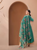 All About You Women Keyhole Neck A-Line Kurta & Dupatta